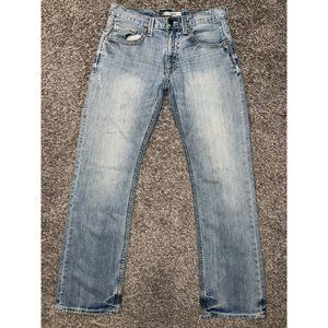 Buckle BKE Mens Jake Bootcut Light Wash Denim Jeans Sz. 32L W32xL32" Hot!